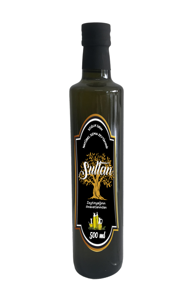 Sultan Soguk Sıkım naturel sızma Zeytinyağı 250 ml cam
