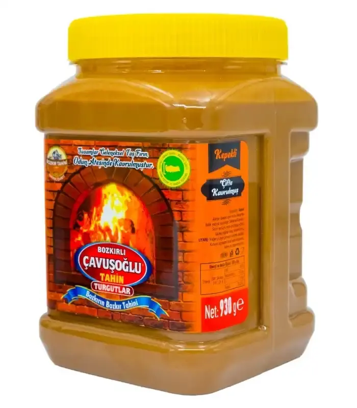 Çavuşoğlu odun ateşinde karafırında çifte kavrulmuş kepekli Bozkır tahini 930gr