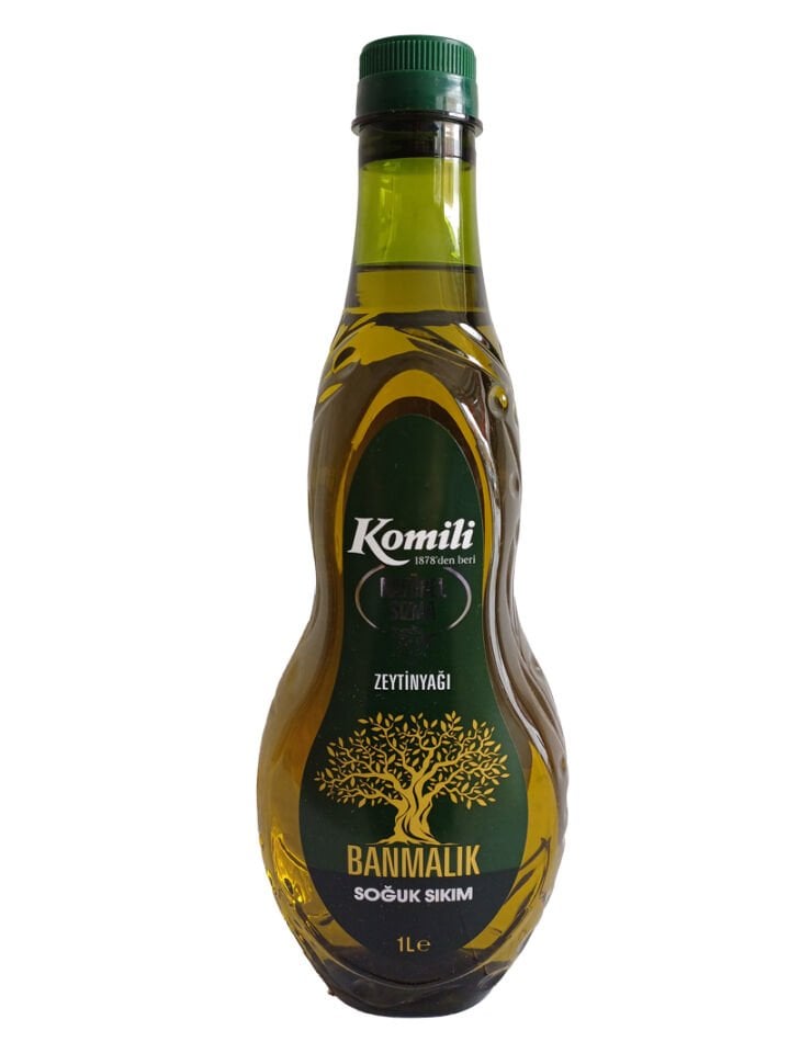 Komili naturel sızma Zeytinyağı banmalık Soguk 1 l pet