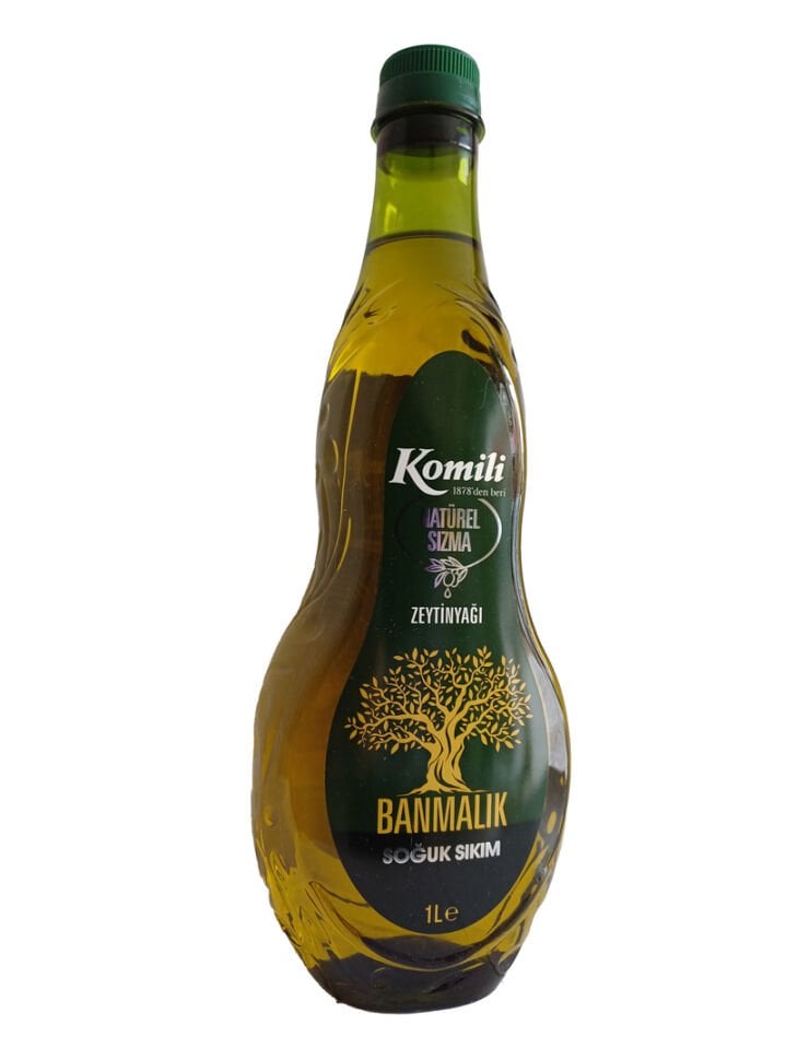 Komili naturel sızma Zeytinyağı banmalık Soguk 1 l pet
