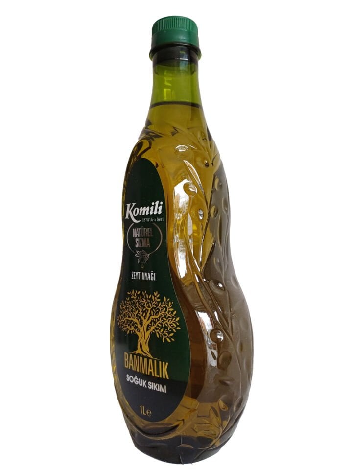 Komili naturel sızma Zeytinyağı banmalık Soguk 1 l pet