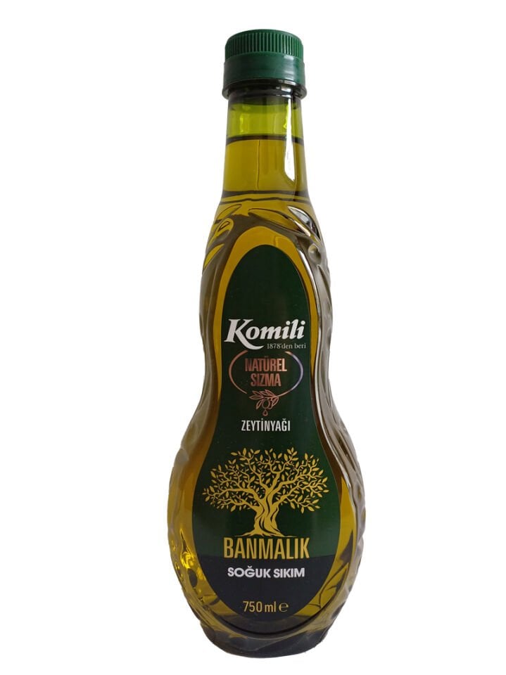 Komili naturel sızma Zeytinyağı banmalık Soguk 1 l pet