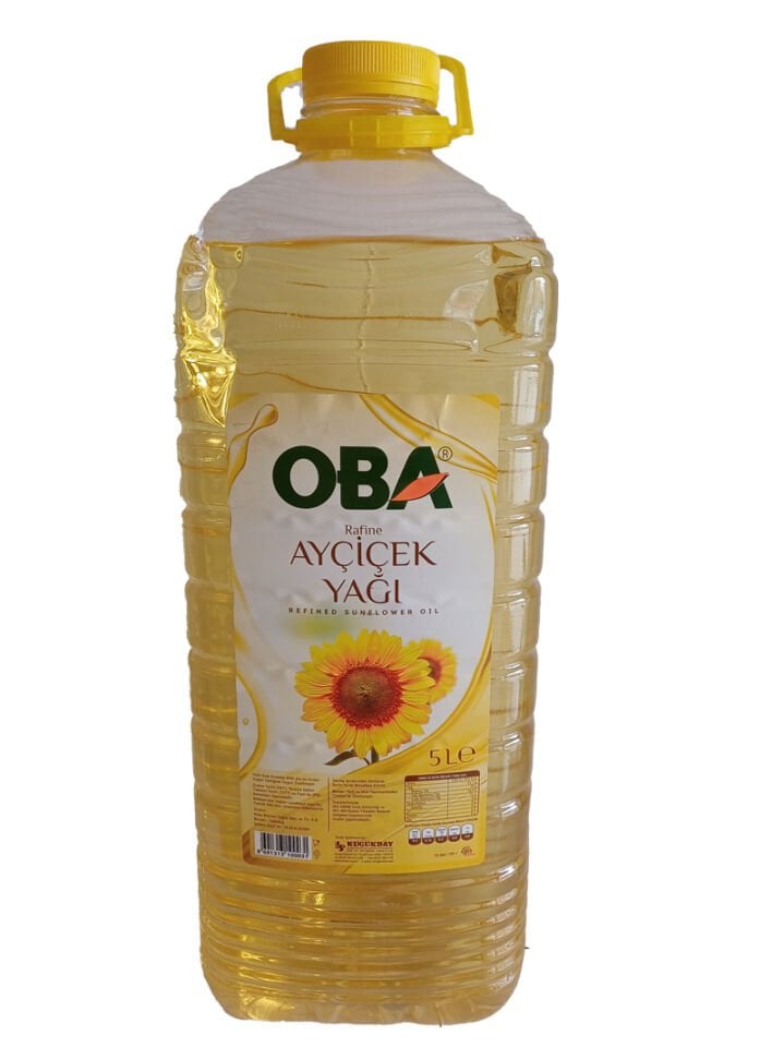 Oba ayçiçek yağı 5lt pet