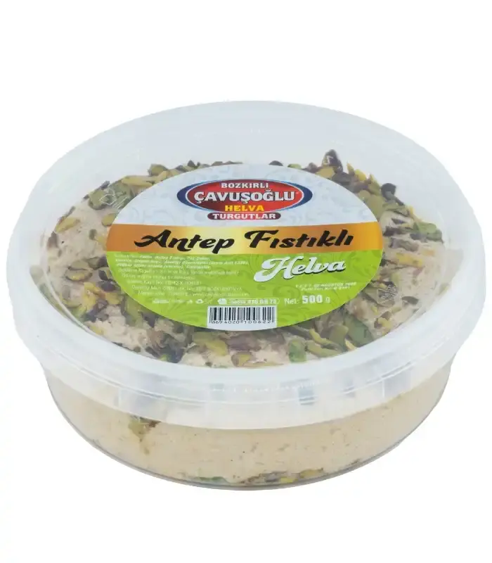 Çavuşoğlu tahinli helva Antepfıstıklı 500gr pet