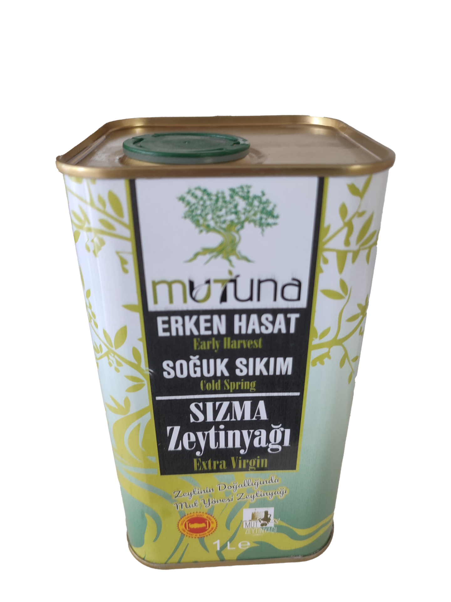 Mutuna Erken hasat Soguk Sıkım sızma ZeytinYagı 1 lt
