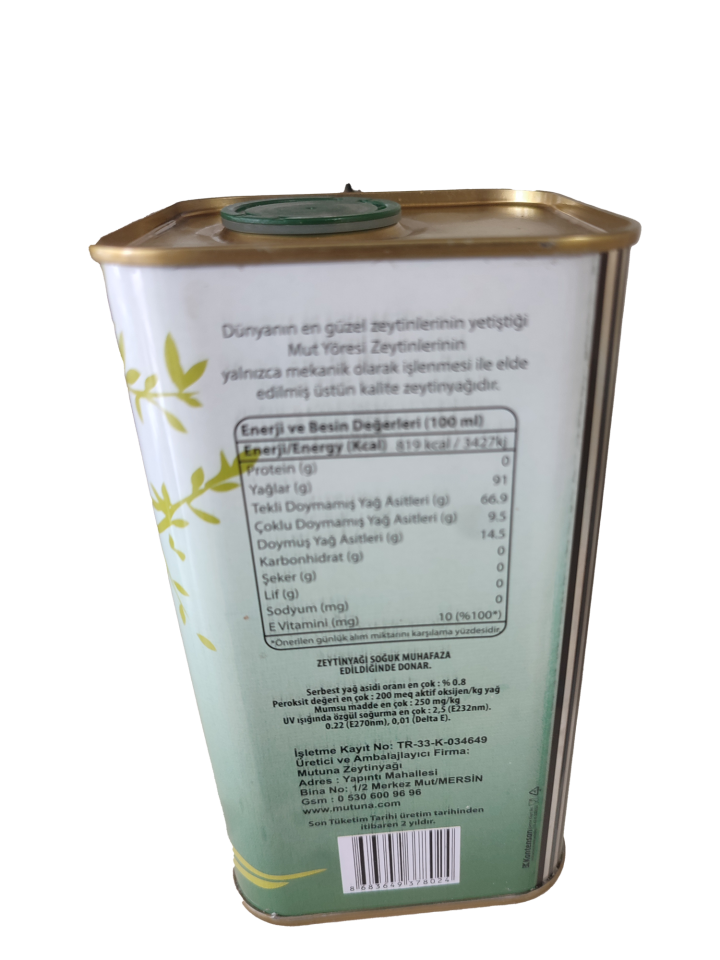 Mutuna Erken hasat Soguk Sıkım sızma ZeytinYagı 1 lt