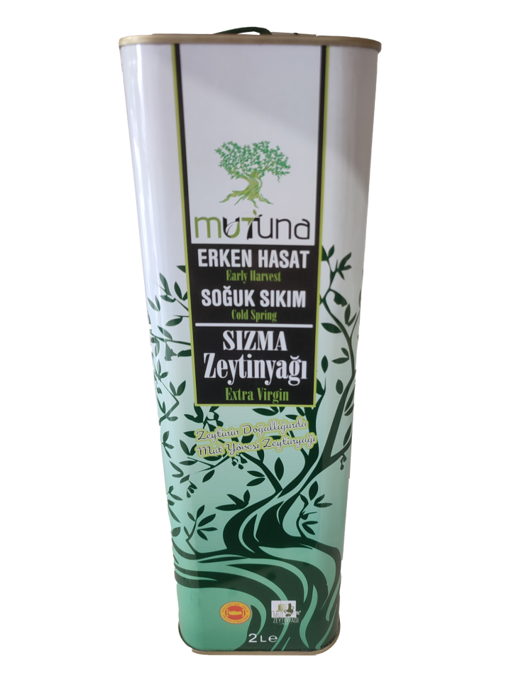 Mutuna Erken hasat Soguk Sıkım sızma ZeytinYagı 2 lt