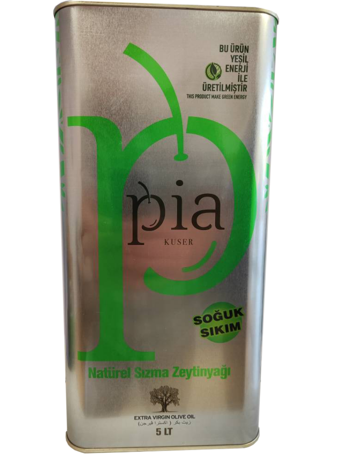 Pia kuser Soguk Sıkım naturel sızma Zeytinyağı 5 lt