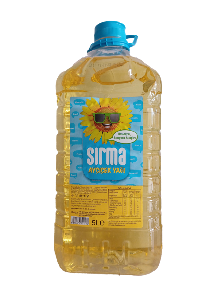 Sırma ayçiçek Yagı 5 lt pet