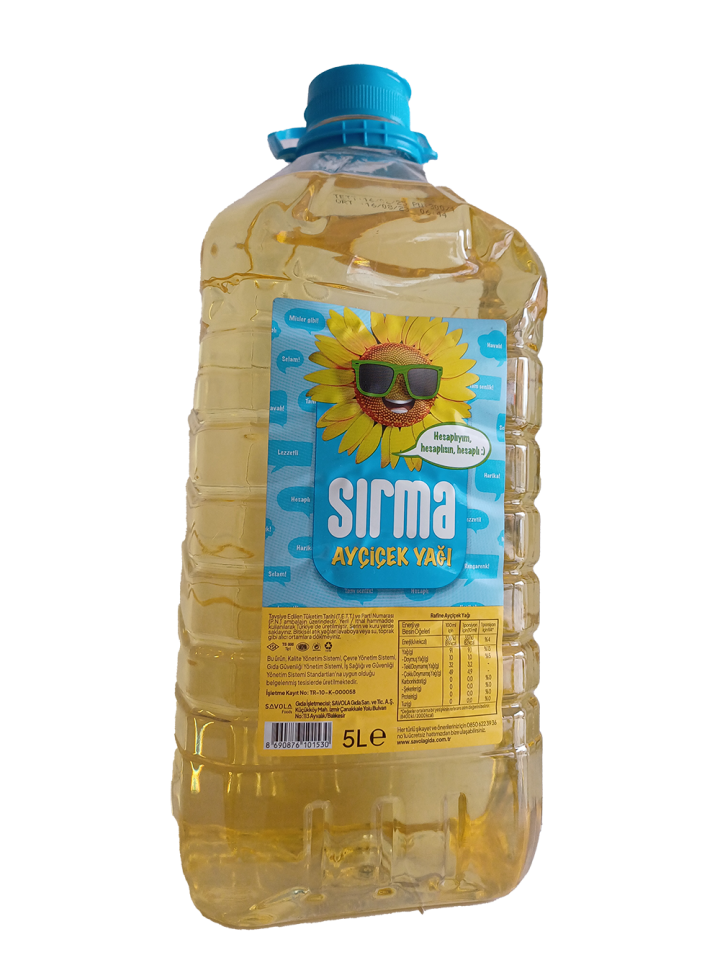 Sırma ayçiçek Yagı 5 lt pet