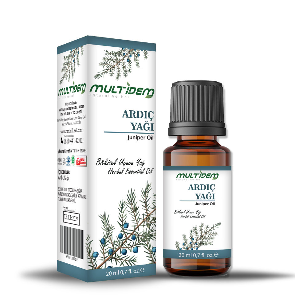 Mrt - Multidem ardıç uçucu yağı 20 ml cam şişe