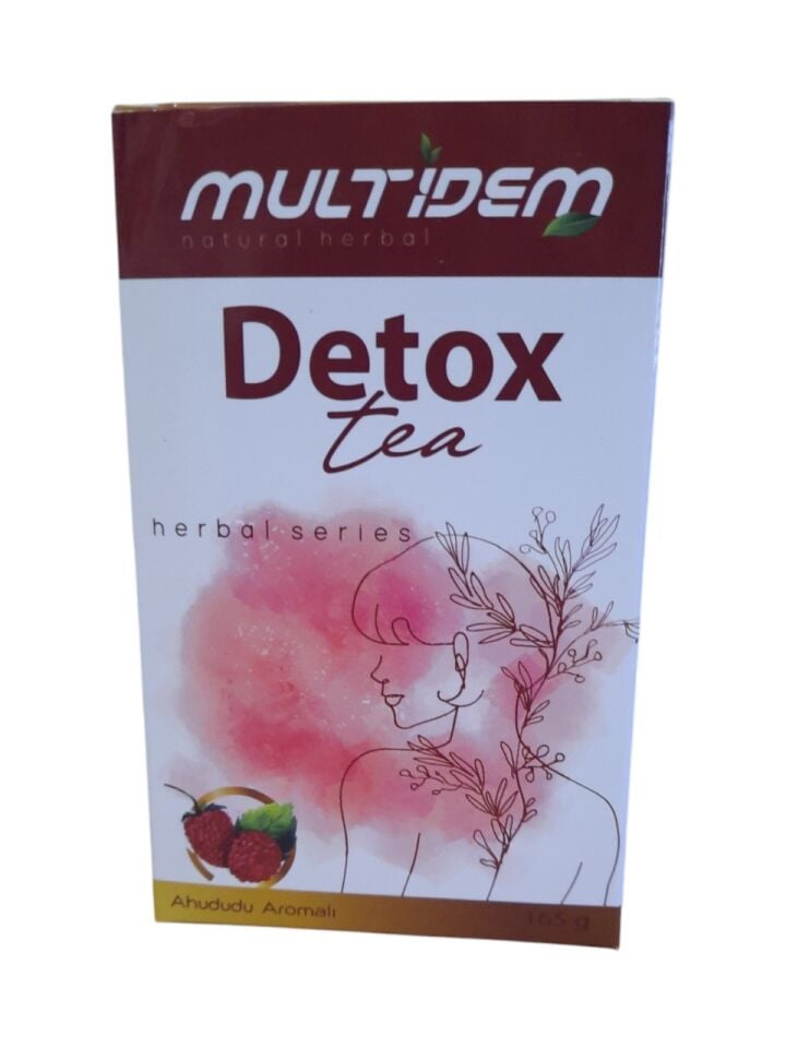 Mrt - Multidem detox tea (ahududu aromalı) 165gr cam kavanoz