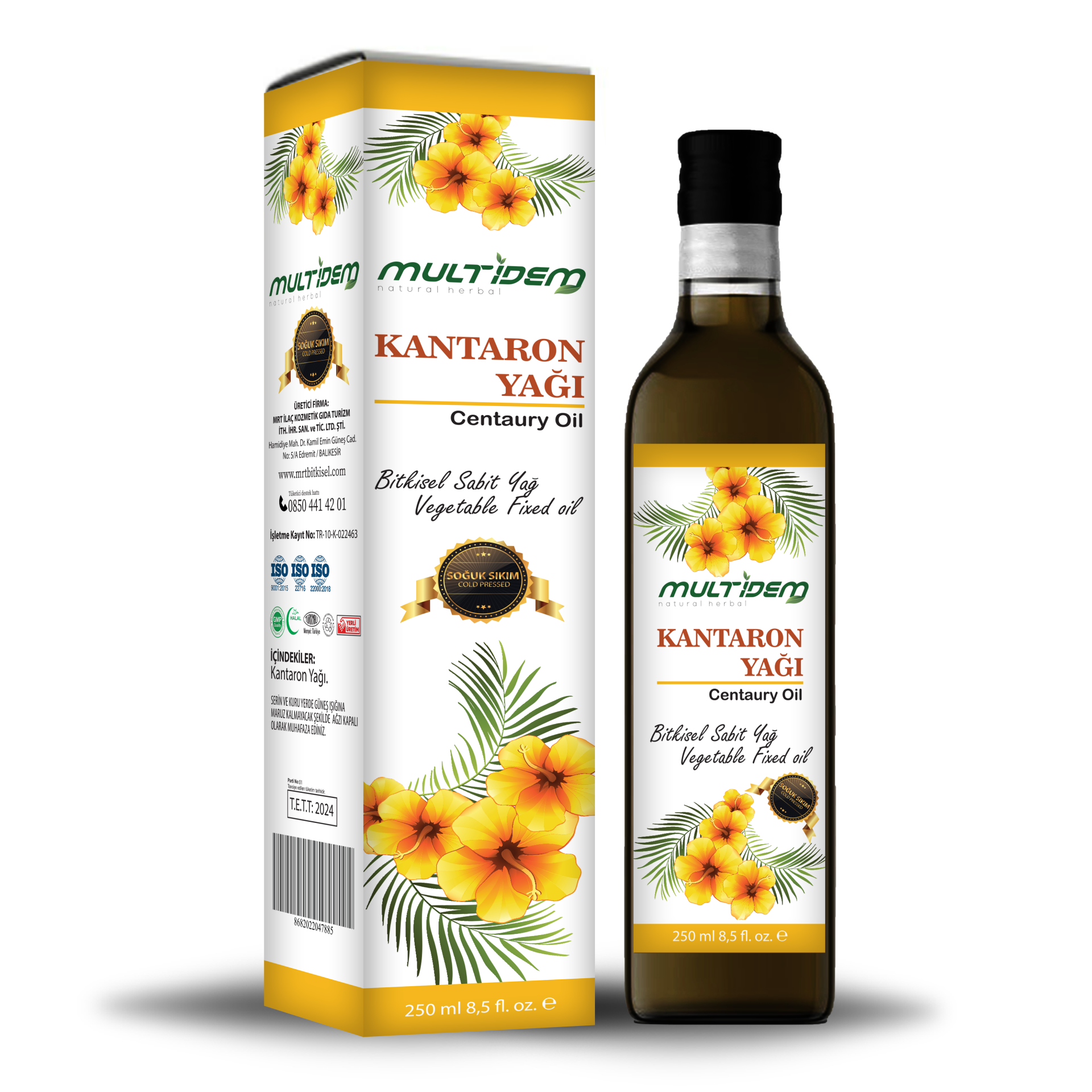 Mrt - Multidem kantaron yağı 250 ml