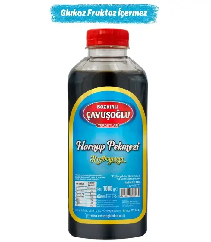 Çavuşoğlu harnup (keçiboynuzu) pekmezi 1000gr pet