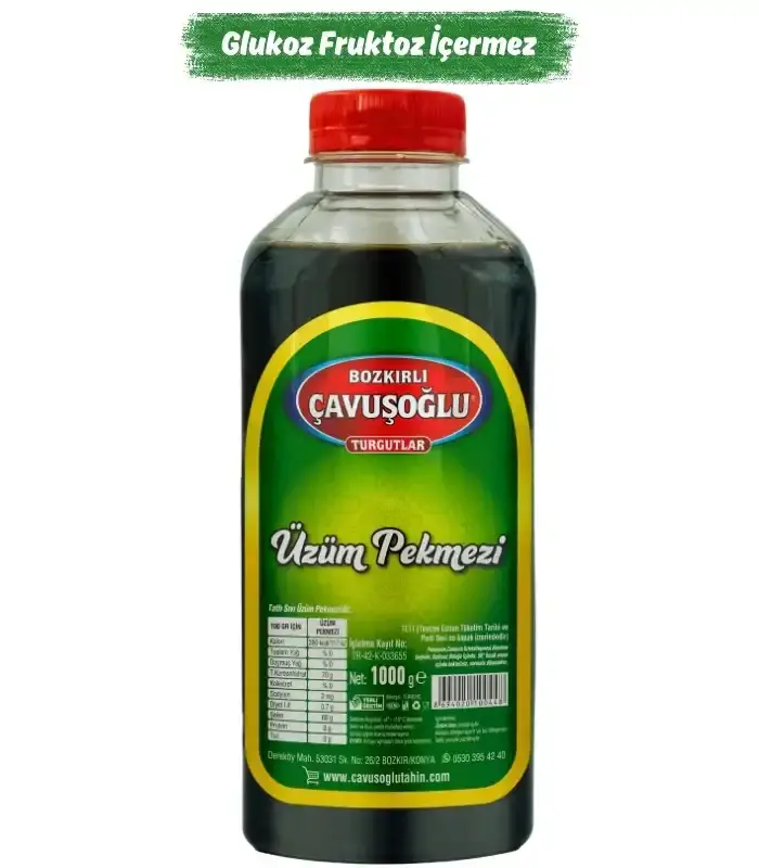 Çavuşoğlu üzüm pekmezi 1000gr pet