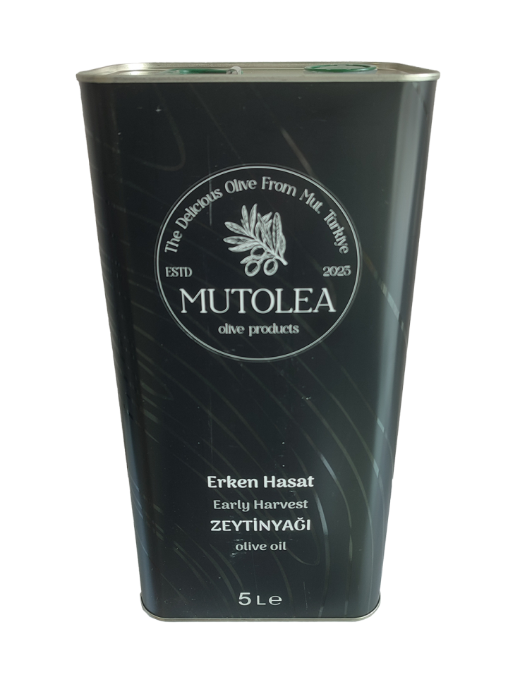 Mutolea Erken hasat Zeytin Yagı 5.lt teneke