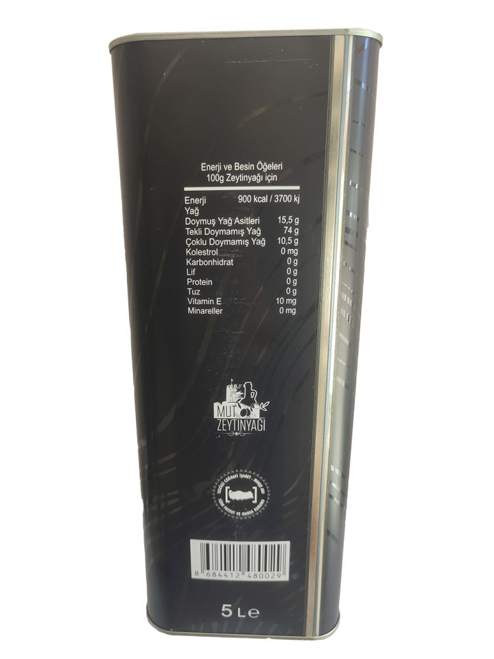Mutolea Erken hasat Zeytin Yagı 5.lt teneke