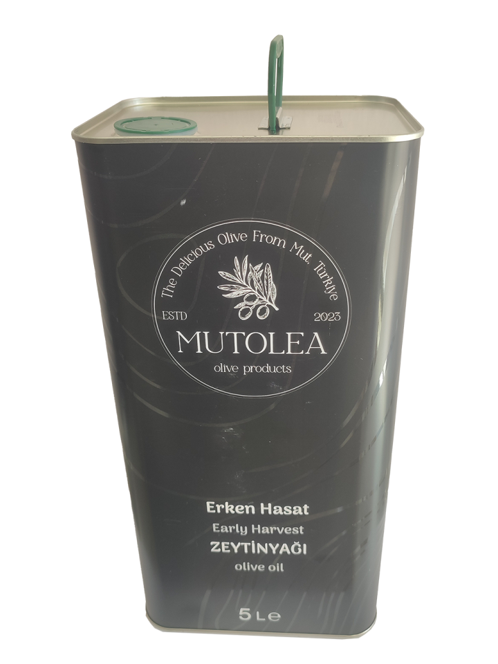 Mutolea Erken hasat Zeytin Yagı 5.lt teneke