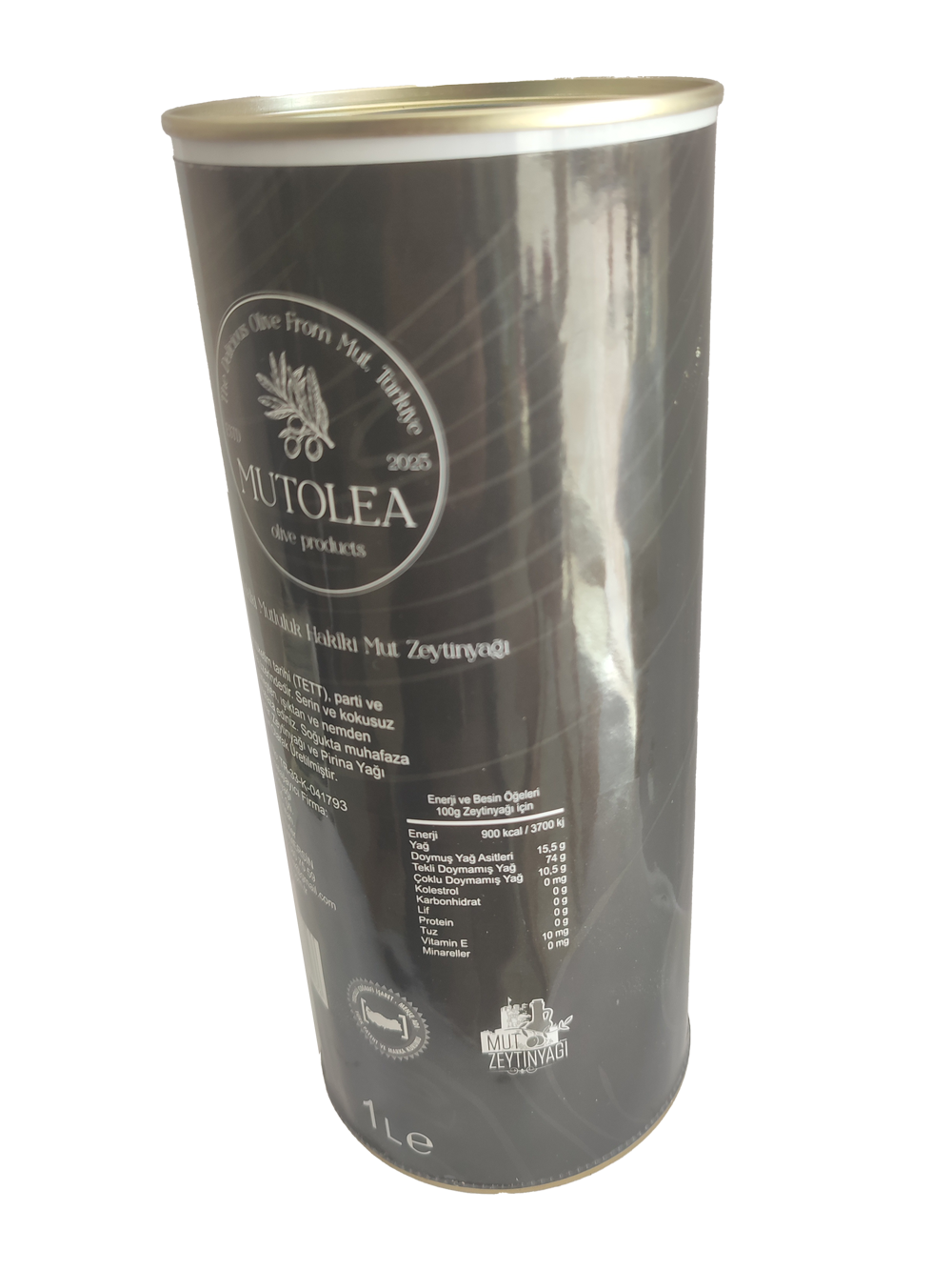 Mutolea sızma extra virgin Zeytin Yagı 1.lt teneke