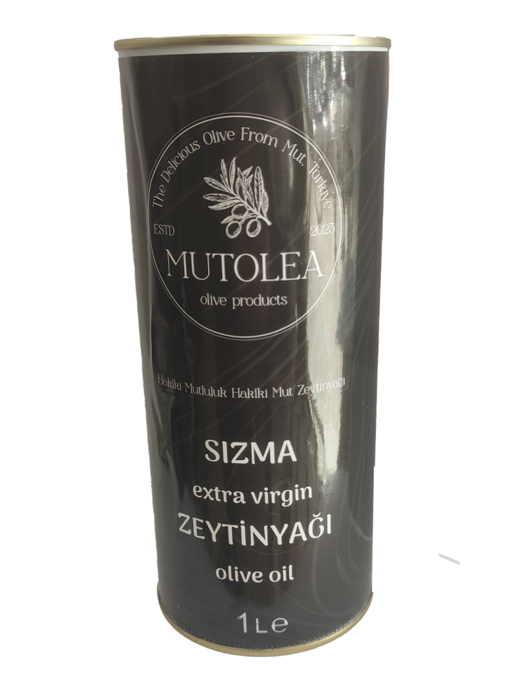 Mutolea sızma extra virgin Zeytin Yagı 1.lt teneke