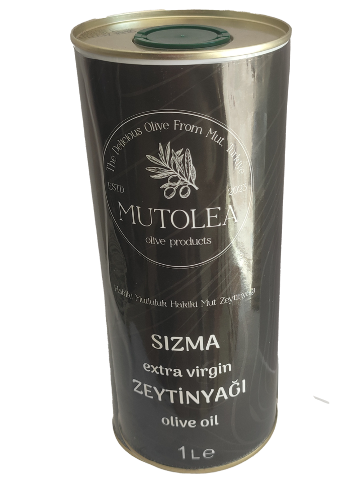 Mutolea sızma extra virgin Zeytin Yagı 1.lt teneke