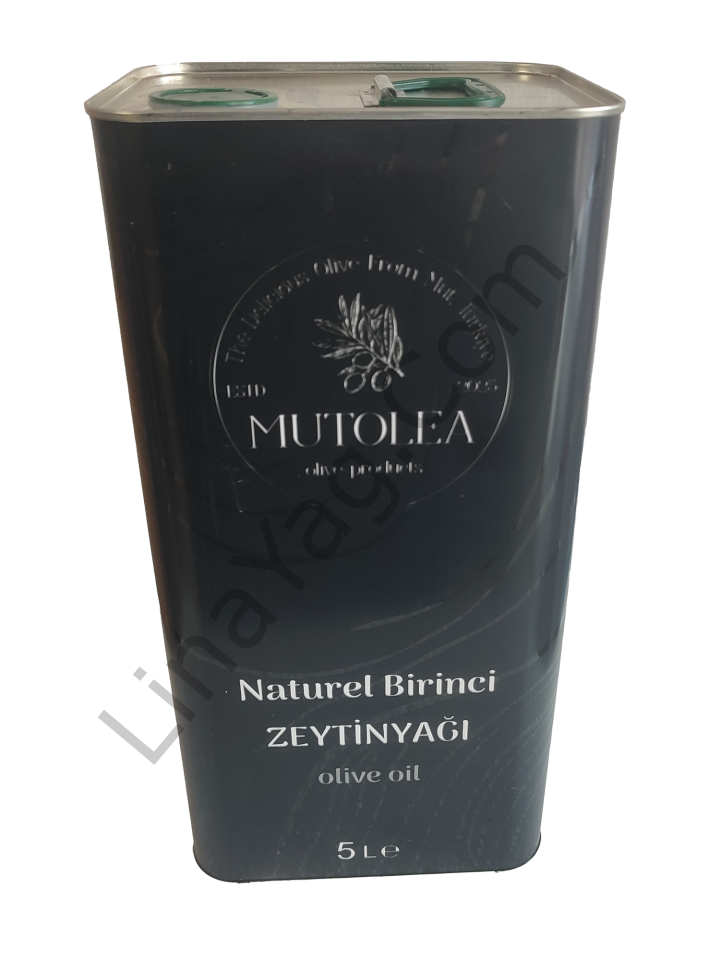 Mutolea Naturel Birinci Zeytin Yagı 5.lt teneke