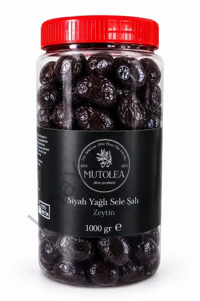 Mutolea Siyah Yaglı Sele Şah Zeytin